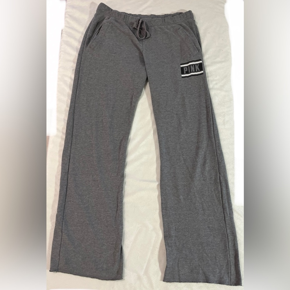 PINK Victoria's Secret Gray Track Pants